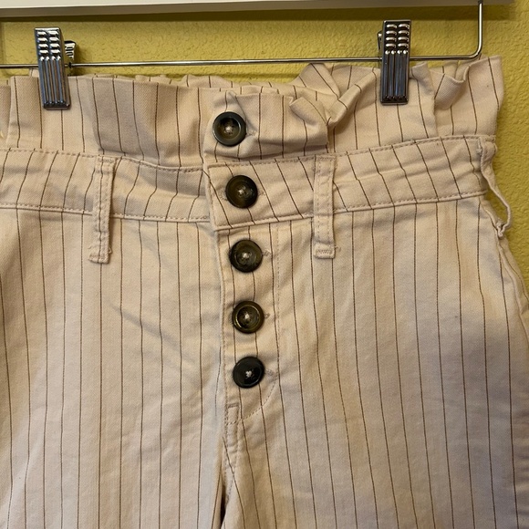 Free People Paper Bag High Waist Crop Pants, Size 4 - Picture 2 of 8